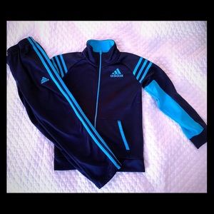 Size 6 Adidas track suit like new